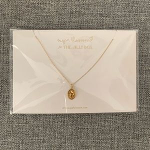 Sugar Blossom x The Jilly Box 14k gold plated mushroom necklace